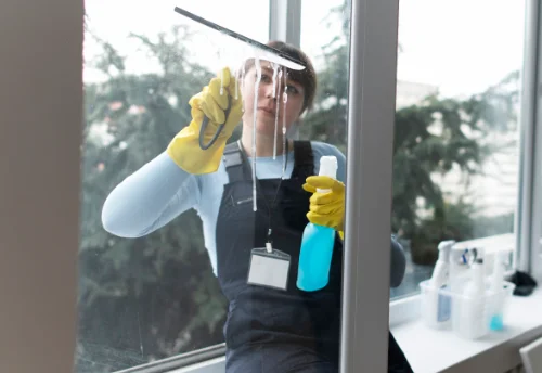 Nettoyage de vitres intérieures et extérieures à Perroy